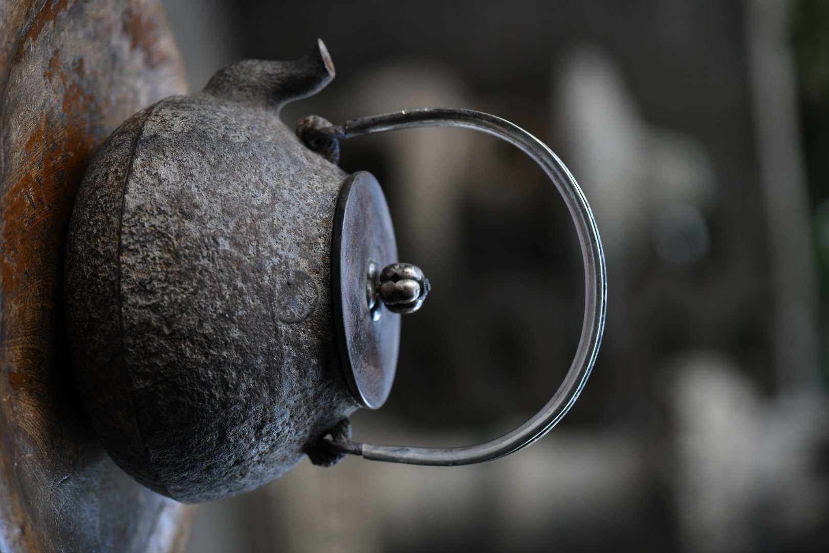 松荣堂 老铁壶 银包手把